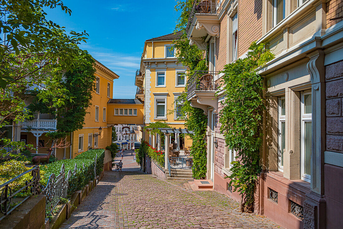 Hirschstraße in Baden-Baden, Baden-Wuerttemberg, Deutschland