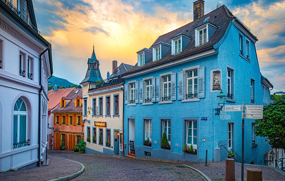 Steinstraße in Baden-Baden, Baden-Wuerttemberg, Deutschland