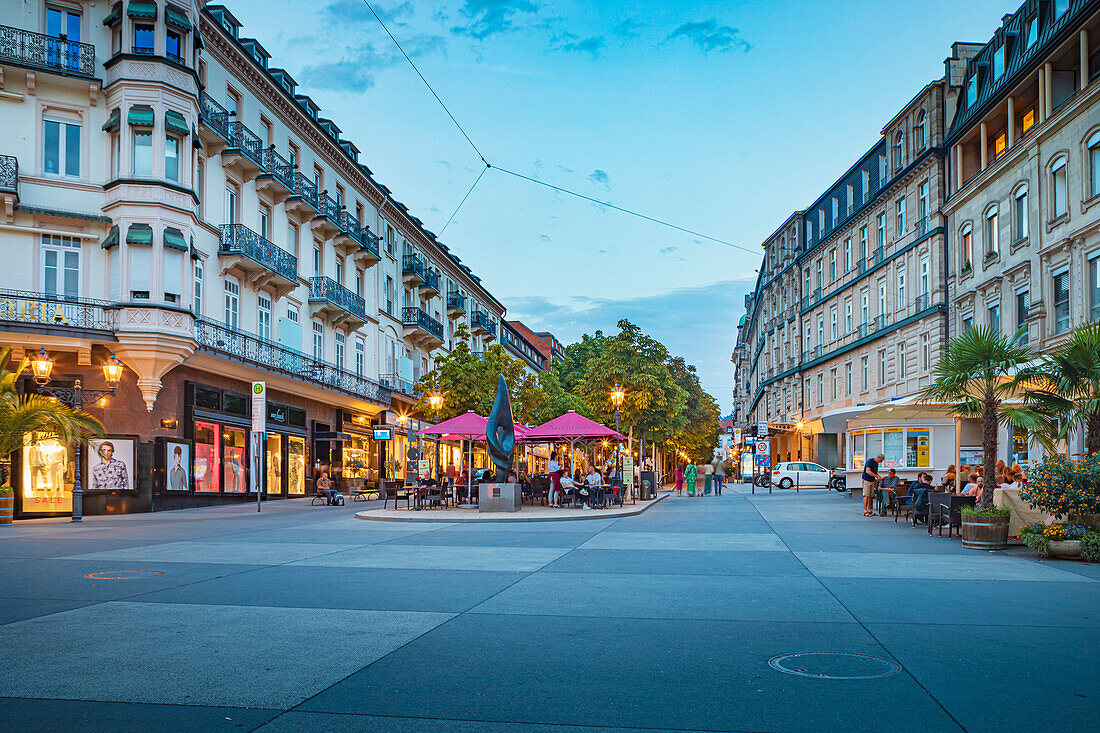 Leopoldsplatz in Baden-Baden, Baden-Wuerttemberg, Germany