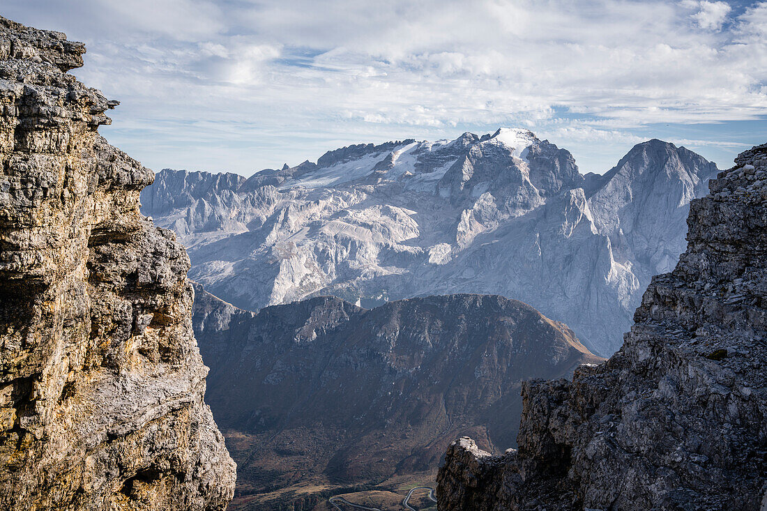 Bilder von der Sellagruppe in den Dolomiten, Südtirol, Italien