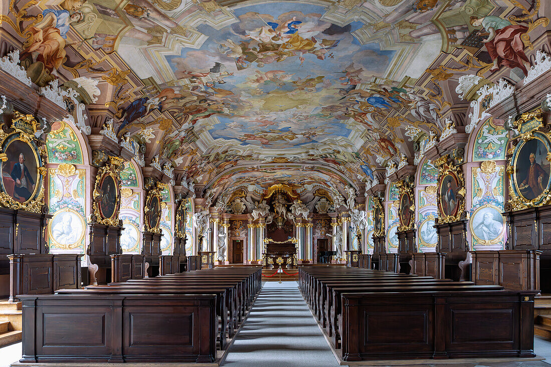 Aula Leopoldina in der Universität (Uniwersytet) im Universitätsviertel in der Altstadt (Stare Miasto) von Wrocław (Wroclaw, Breslau) in der Woiwodschaft Dolnośląskie in Polen