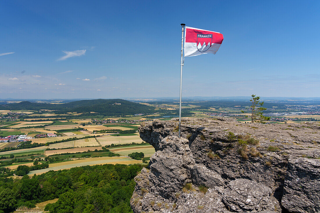 The Staffelberg near Bad Staffelstein, Lichtenfels district, Upper Franconia, Franconia, Bavaria, Germany