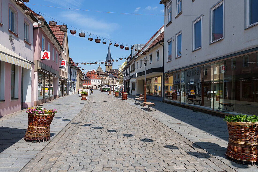 Korbmacherstadt Lichtenfels mit seiner historischen Altstadt, Landkreis Lichtenfels, Oberfranken, Franken, Bayern, Deutschland