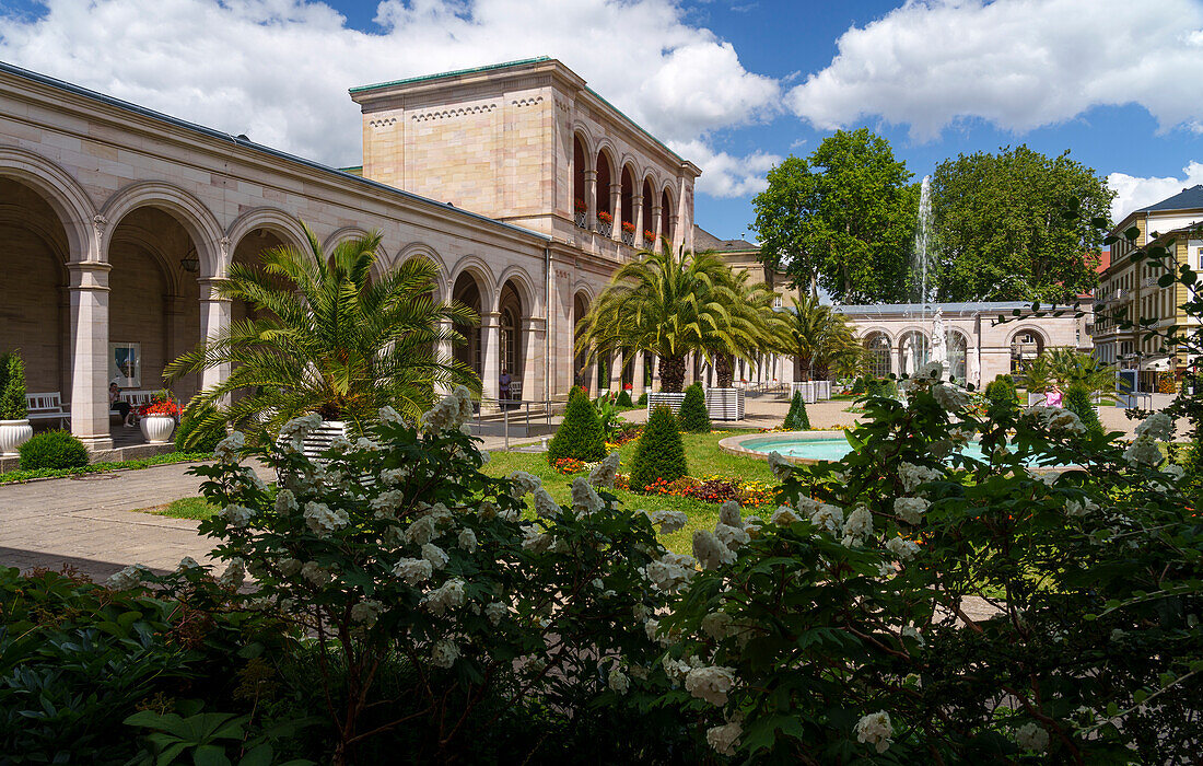 Regentenbau in the Bad Kissingen state spa, Lower Franconia, Franconia, Bavaria, Germany