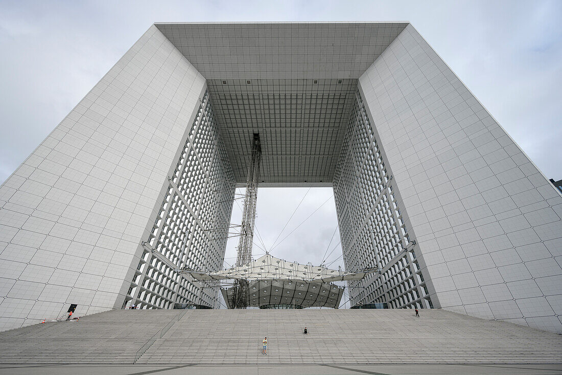 Triumphal Arch La Grande Arche de la Fraternité, la Défense, Paris, Île-de-France, France, Europe