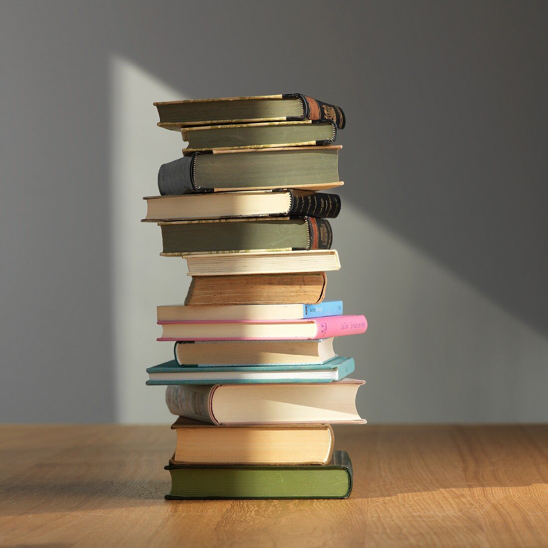 A stack of books