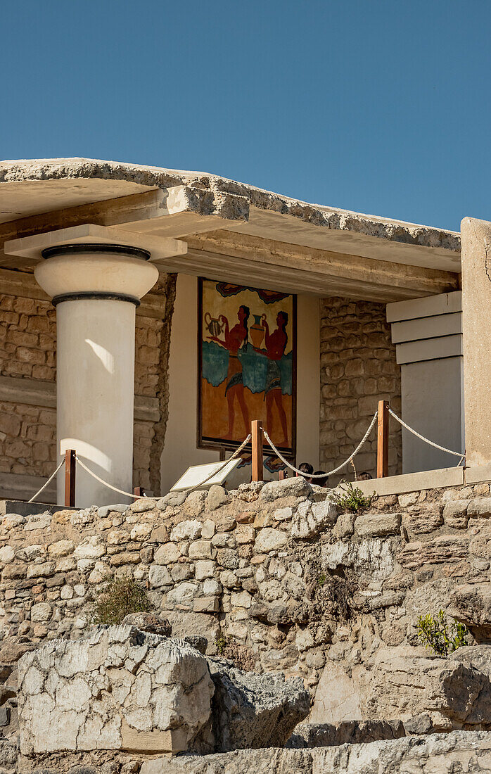 Knossos Palast auf Kreta, Griechenland, Europa