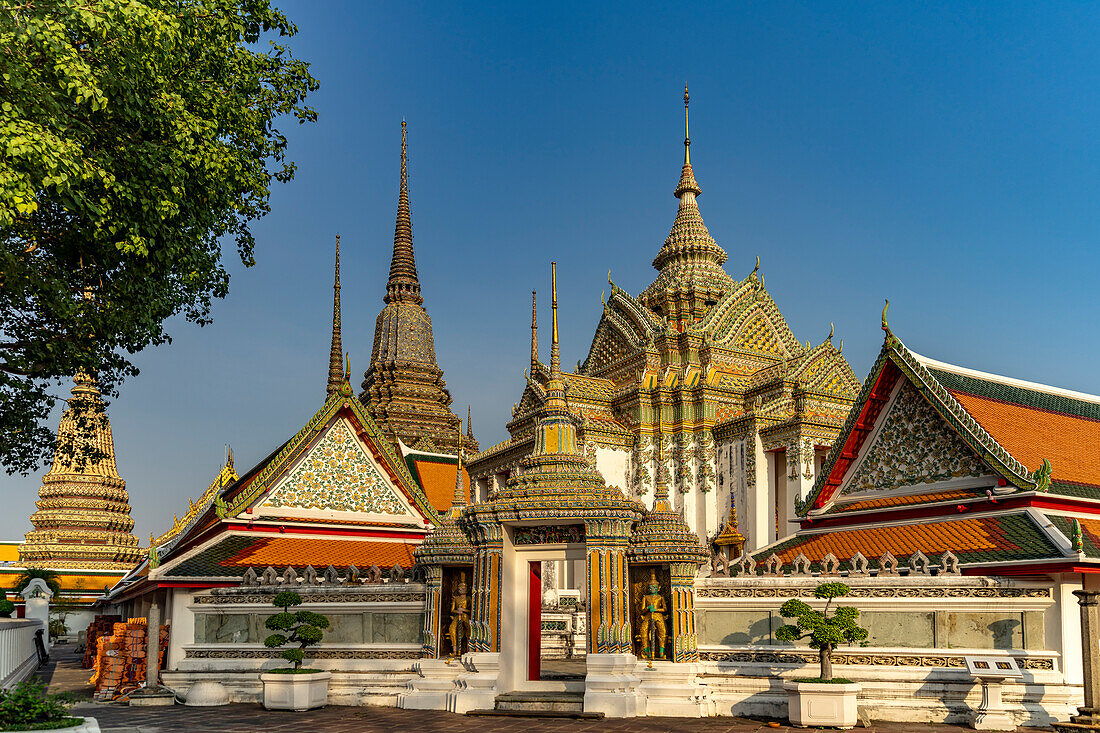 Phra Mondop library of the Buddhist temple Wat Pho in Bangkok, Thailand, Asia