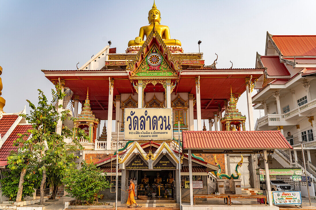 Der buddhistische Tempel Wat Lam Duan in Nong Khai, Thailand, Asien 