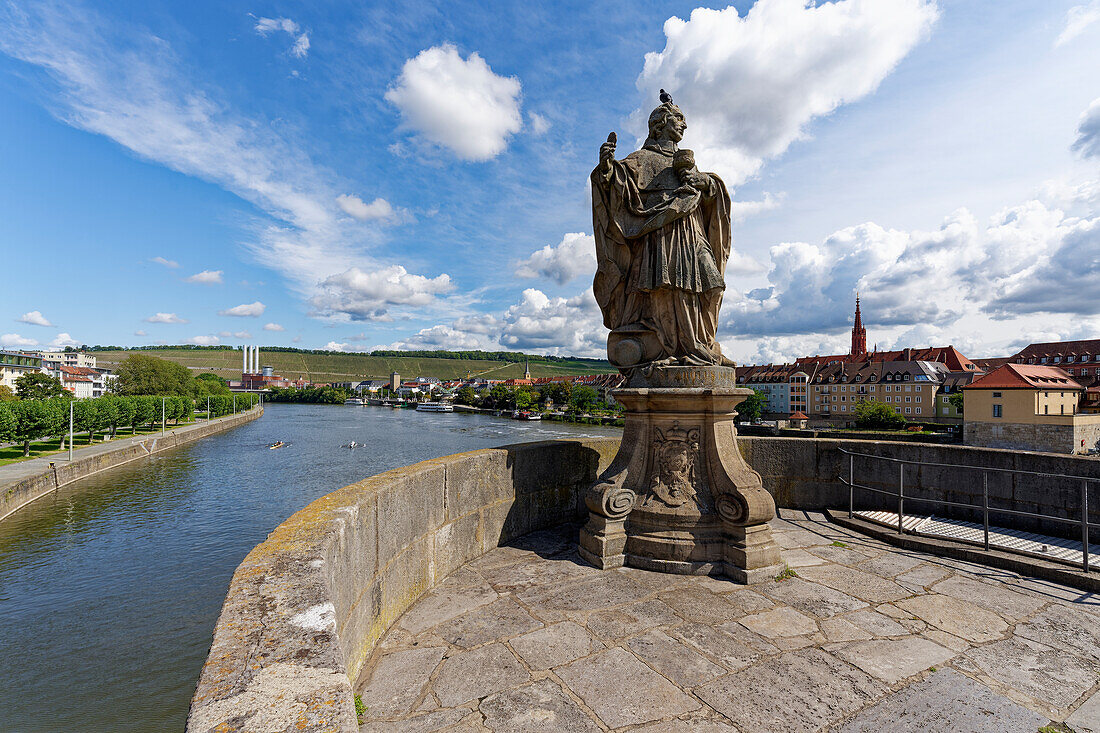 Historic old town of Würzburg, Lower Franconia, Franconia, Bavaria, Germany