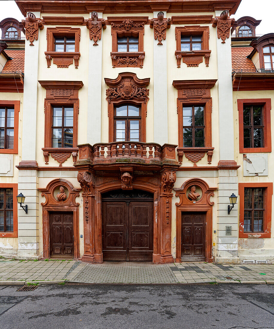 Die historische Altstadt der Skatstadt Altenburg, Thüringen, Deutschland