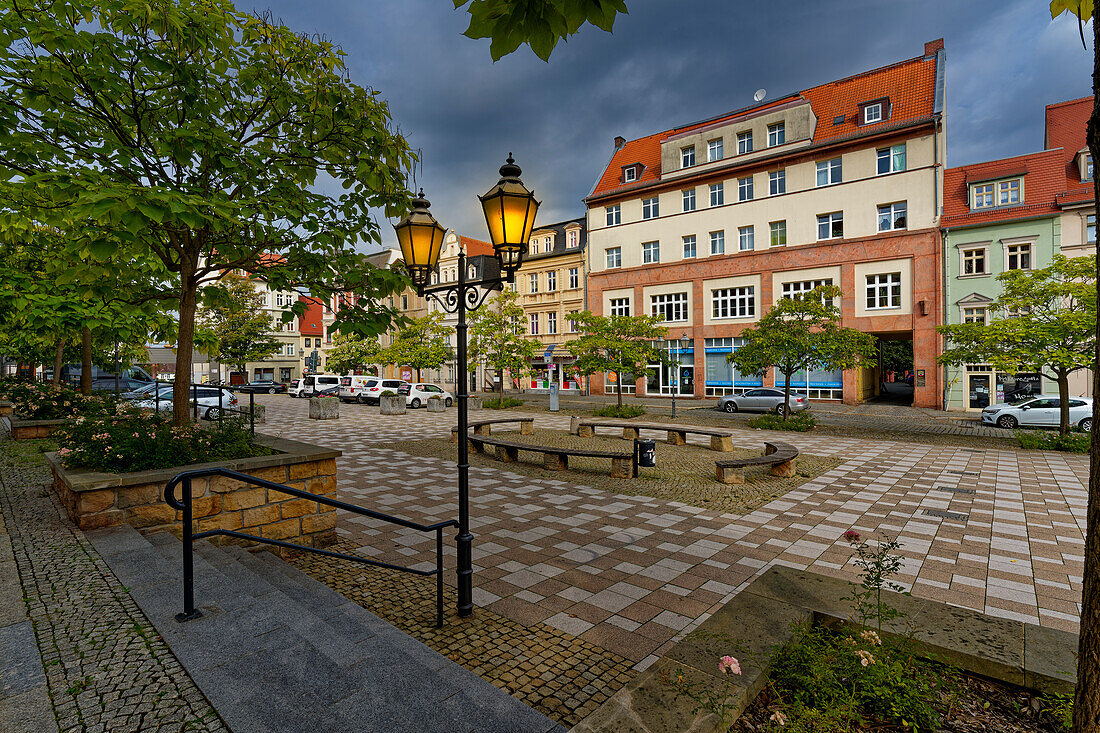 The historic old town of Zeitz, Burgenlandkreis, Saxony-Anhalt, Germany