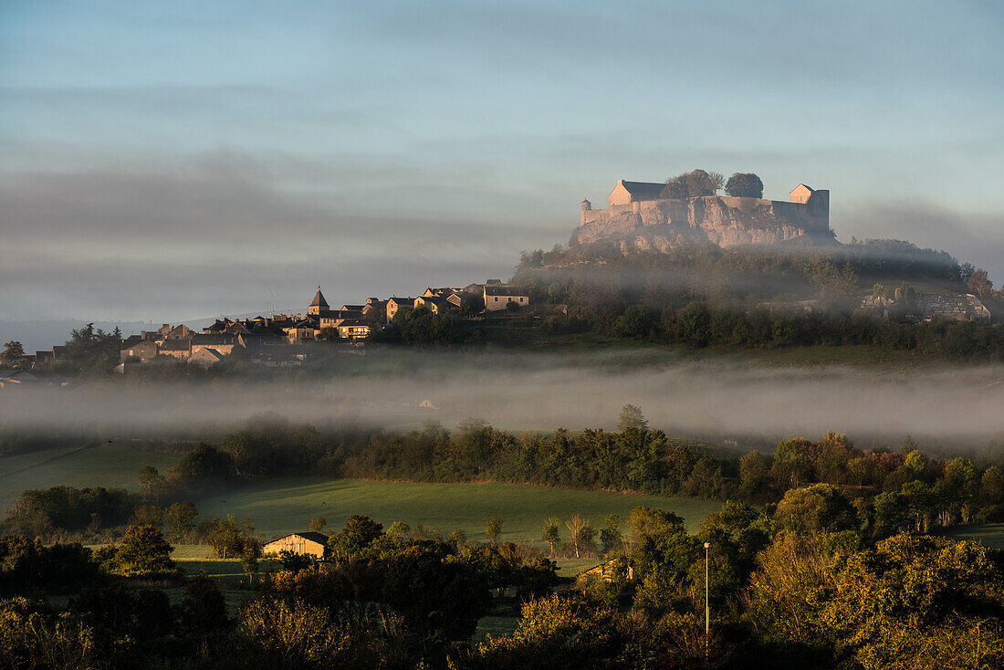 Misty dawn in Southern France