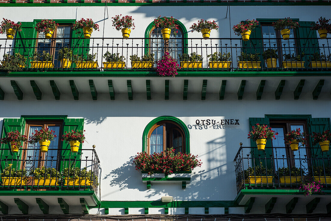 Traditionelles Haus, Navarra, Spanien