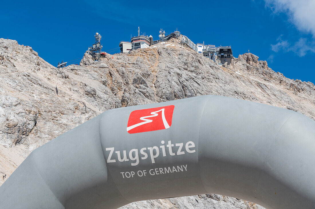 Blick vom Zugspitzplatt, Zugspitze, Partenkirchen, Bayern, Deutschland