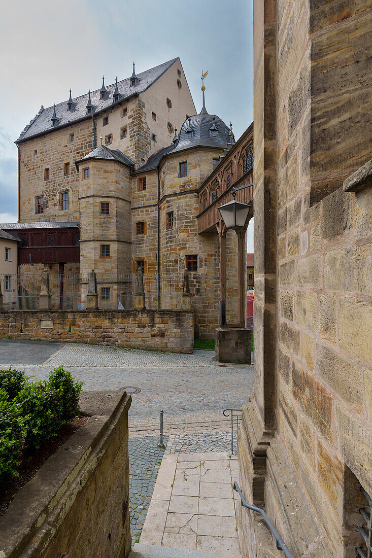 Schloss Thurnau in Thurnau, Landkreis Kulmbach, Fränkische Schweiz, Landkreis Bayreuth, Oberfranken, Bayern, Deutschland