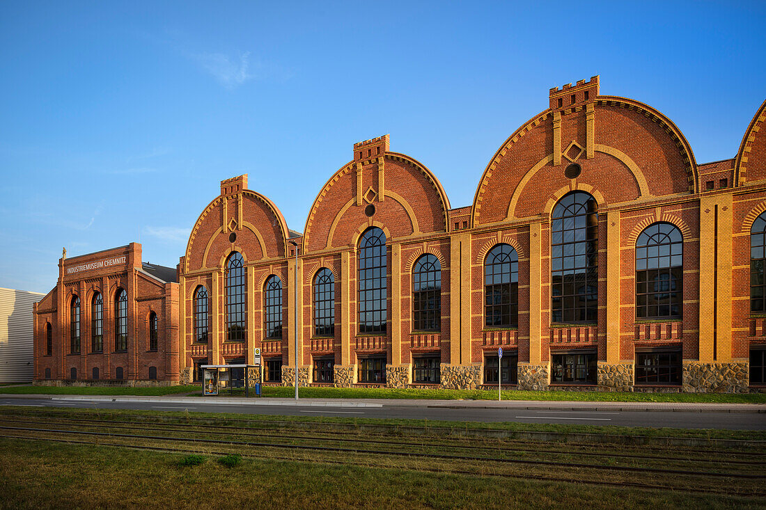 Sächsisches Industriemuseum in ehemaliger Gießerei Halle, Chemnitz, Sachsen, Deutschland, Europa
