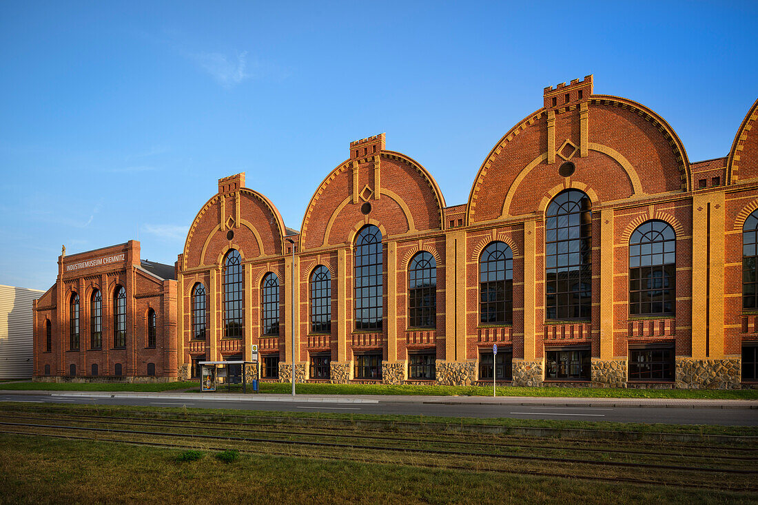 Saxon Industrial Museum in the former foundry hall, Chemnitz, Saxony, Germany, Europe