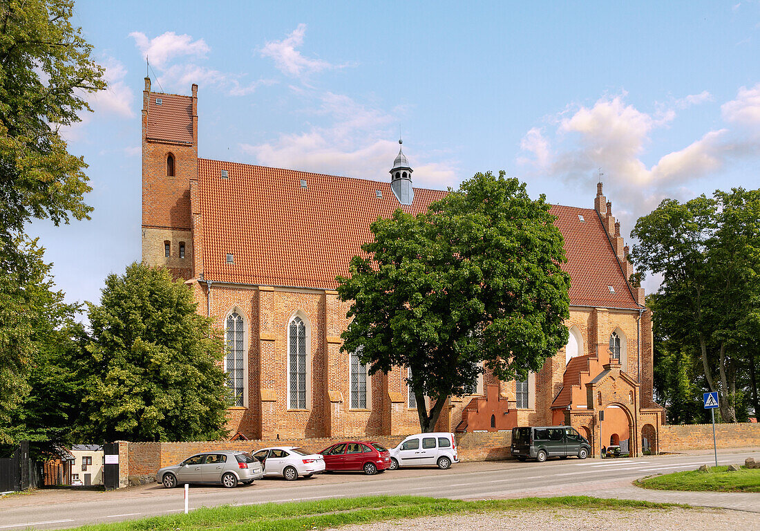 Zarnowiec Monastery Church (Żarnowiec, Zarnowitz), Kashubian Coast in the Pomorskie Voivodeship of Poland