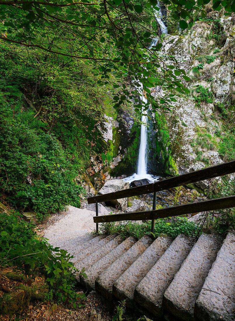 All Saints Waterfalls near Oppenau, Oberkirch, Renchtal, Baden-Württemberg, Germany