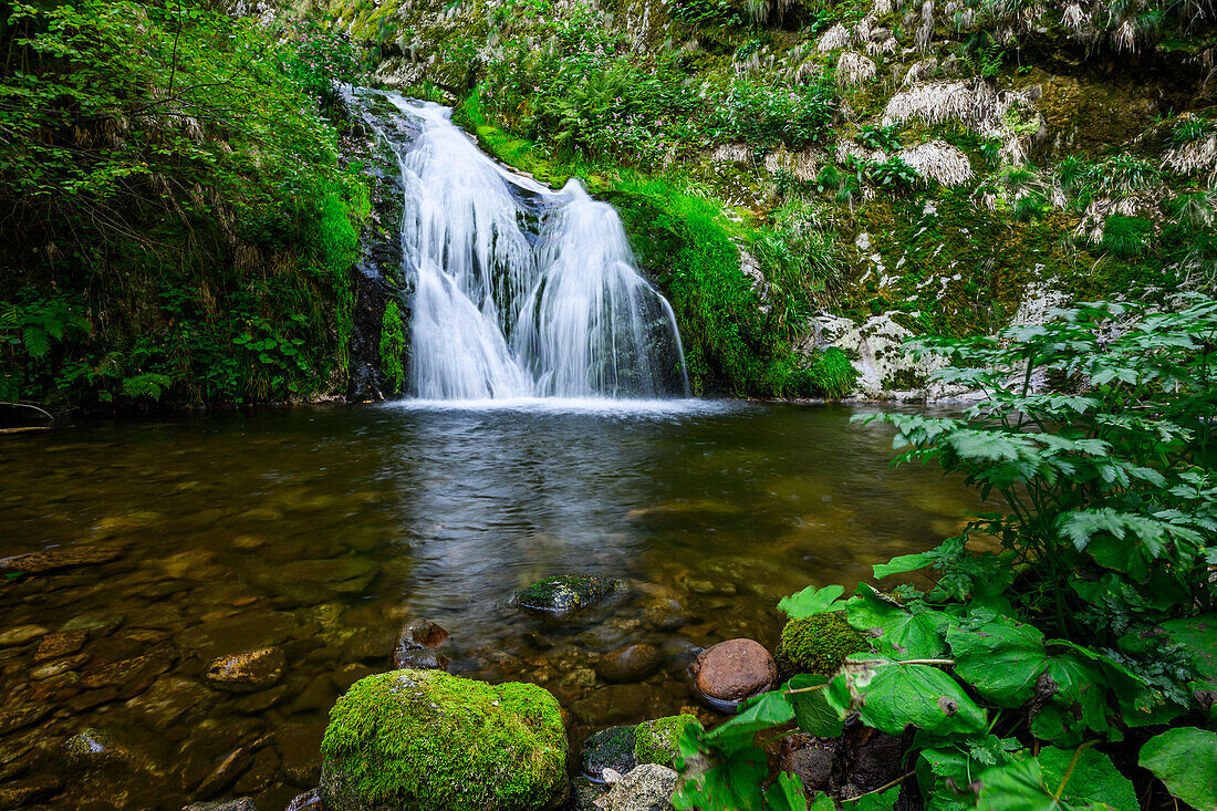 Allerheiligen Wasserfälle bei Oppenau, Oberkirch, Renchtal, Baden-Württemberg, Deutschland