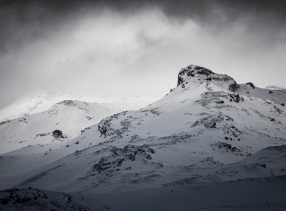 Cloud play in the mountains, Iceland