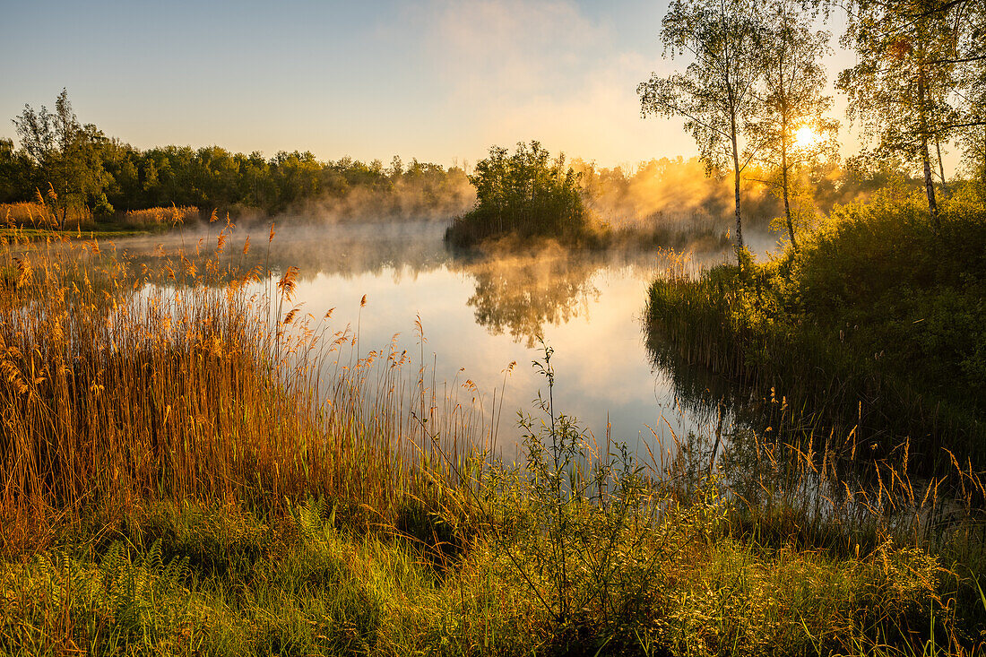 Sunrise in Erdekaut, Eisenberg, Rhineland-Palatinate, Germany