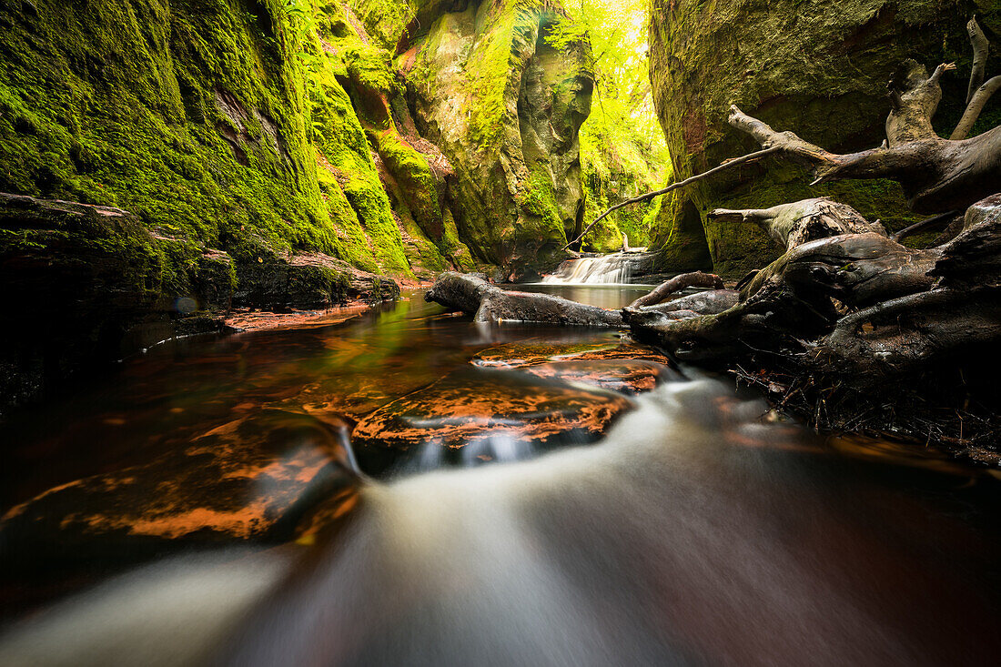 Waterfall at Glencoe, Scotland, United Kingdom