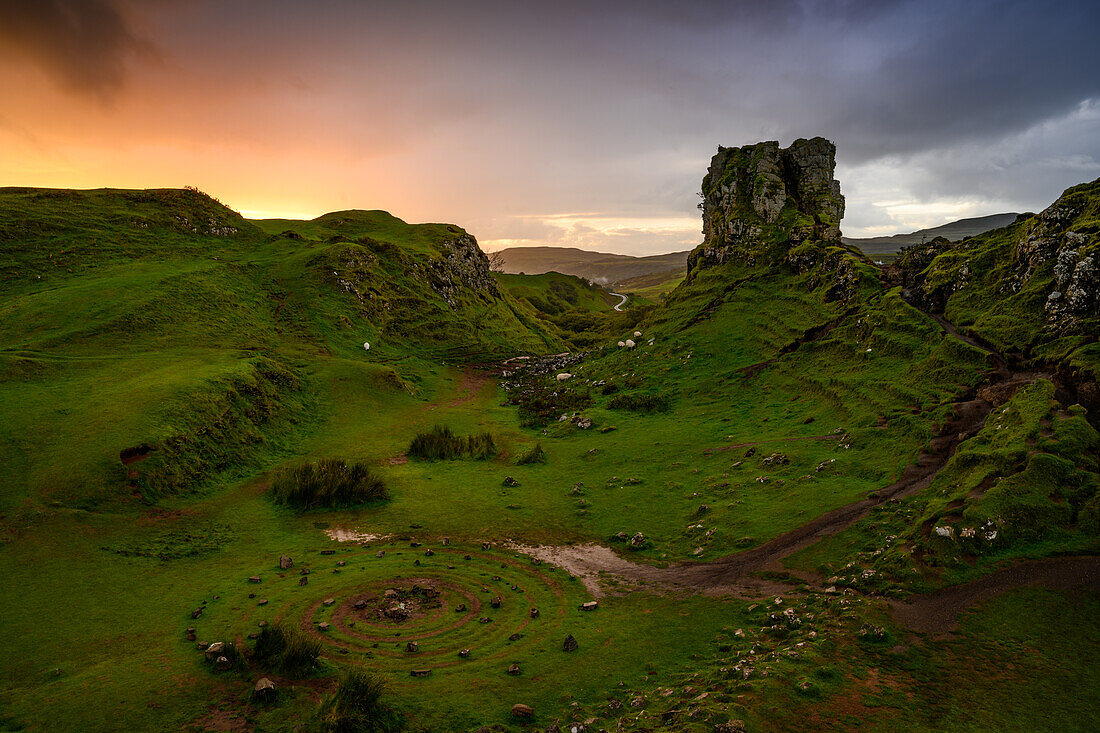 The Fairy Glen, Isle of Skye, Schottland, Vereinigtes Königreich