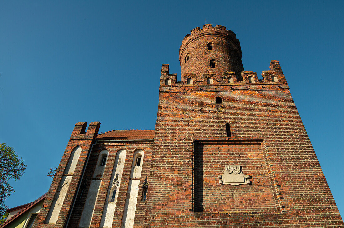Kamien Pomorskie, Wollin Gate with Piast Tower, Pomorskie, Poland,
