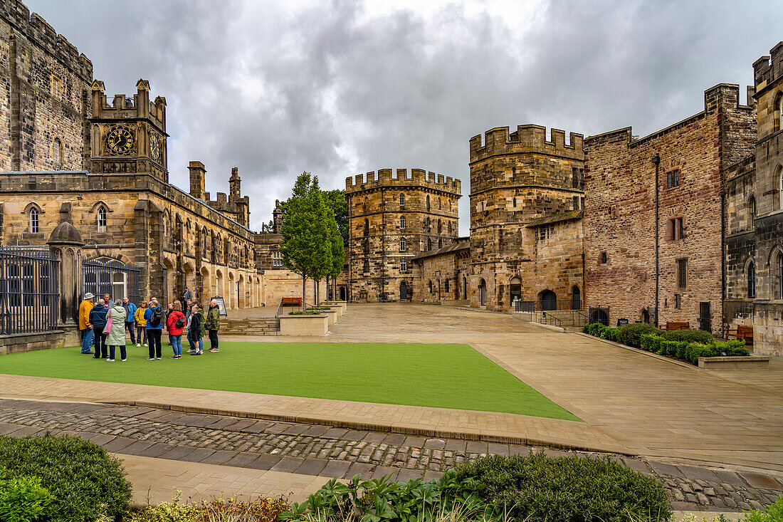  Lancaster Castle in Lancaster, Lancashire, England, Great Britain, Europe  