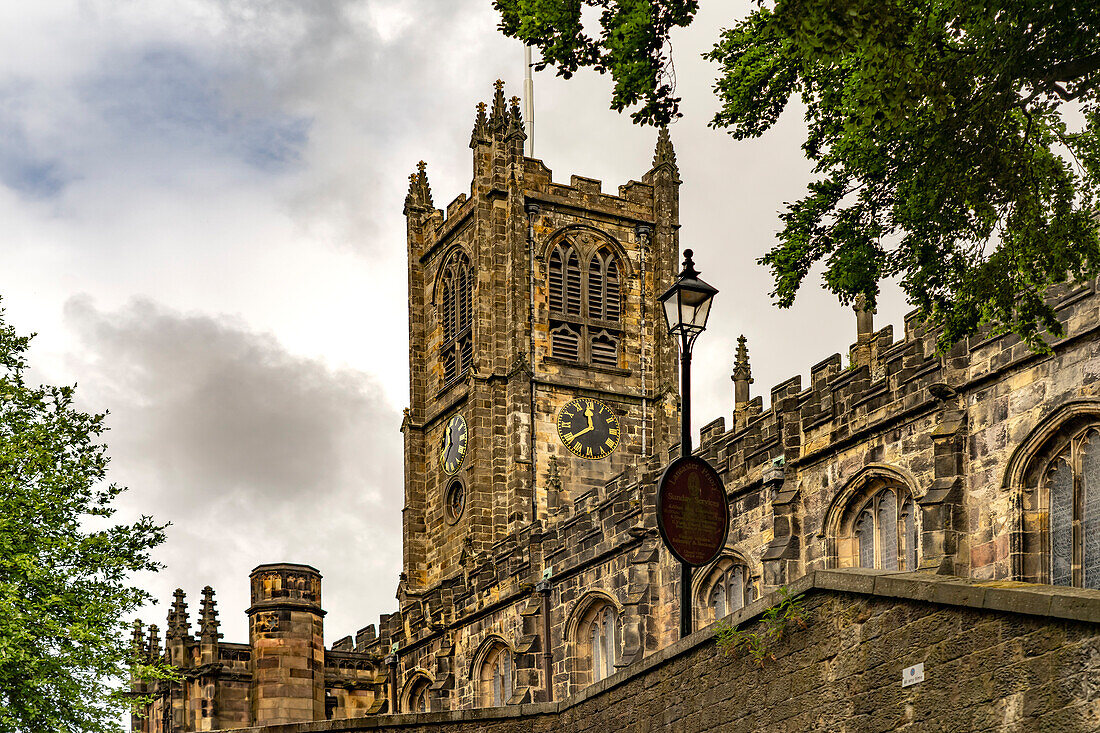 Lancaster Priory or Priory Church of St Mary in Lancaster, Lancashire, England, United Kingdom, Europe  