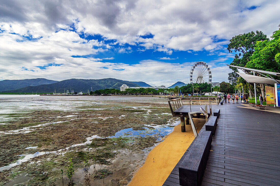 Views of the city of Cairns in the tropical north of the Australian state of Queensland, considered the gateway to the Great Barrier Reef.