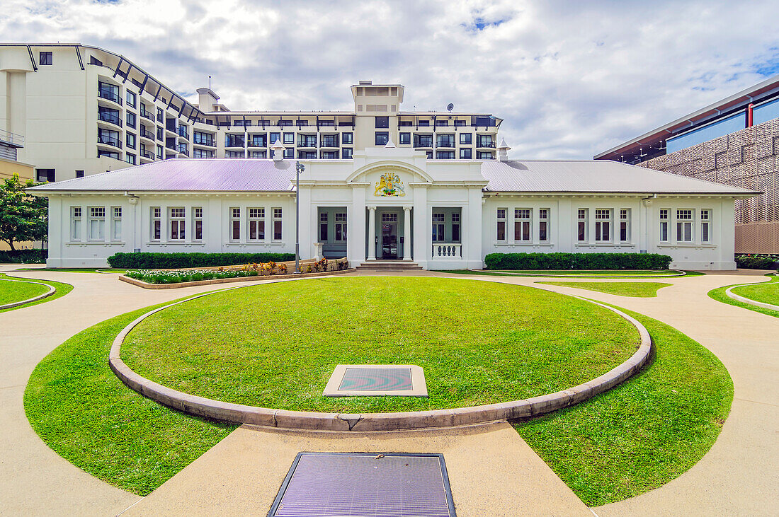 Ansichten von der Stadt mit Hotel, Cairns, Nahe dem Great Barrier Reef, Queensland, Australien