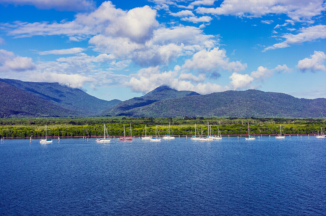 Views of the city of Cairns in the tropical north of the Australian state of Queensland, considered the gateway to the Great Barrier Reef.