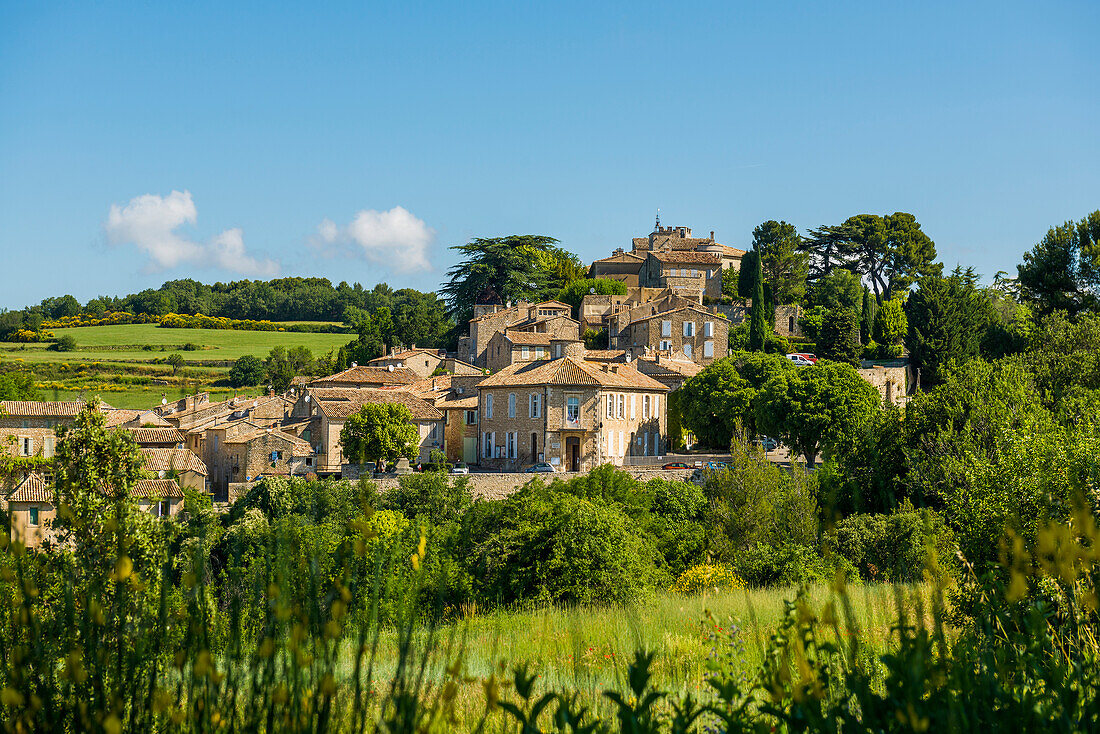 Medieval village, Murs, Vaucluse department, Provence, Provence-Alpes-Côte d&#39;Azur, France