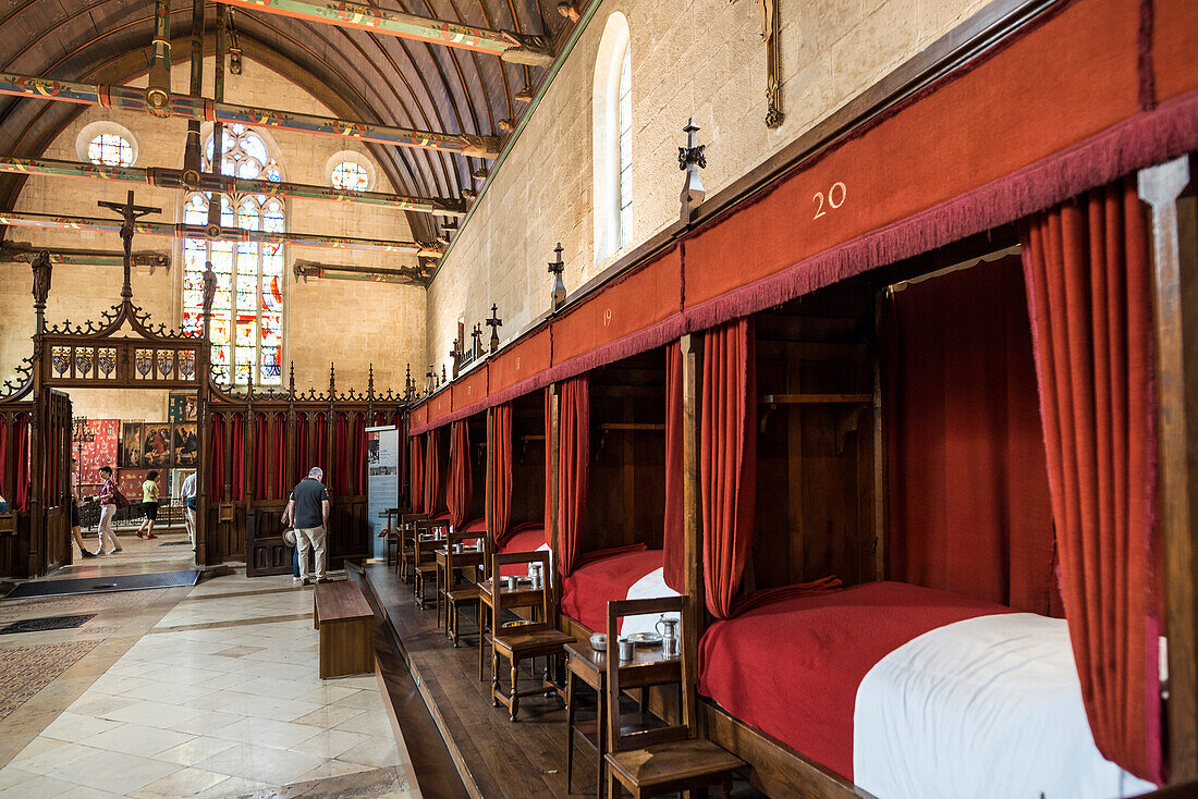 Hôtel-Dieu, former hospital founded in 1443, Beaune, Côte-d&#39;Or department, Bourgogne-Franche-Comté, Burgundy, France