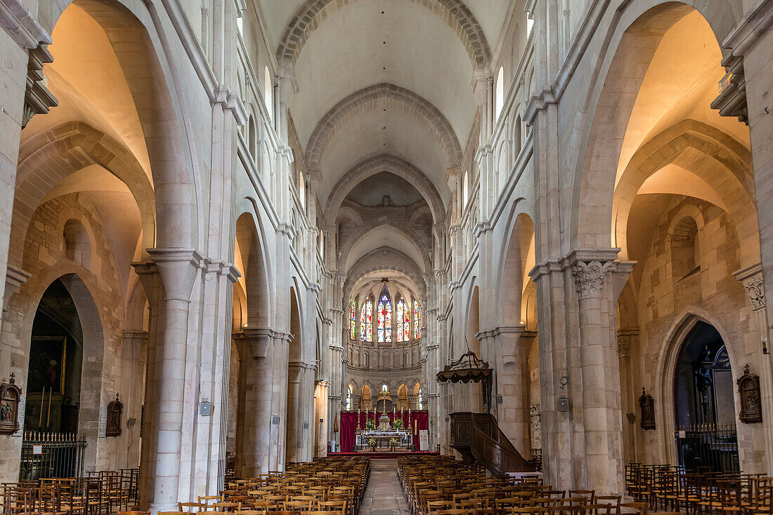 Basilika Notre Dame, Beaune, Bourgogne-Franche-Comté, Département Côte-d'Or, Burgund, Frankreich