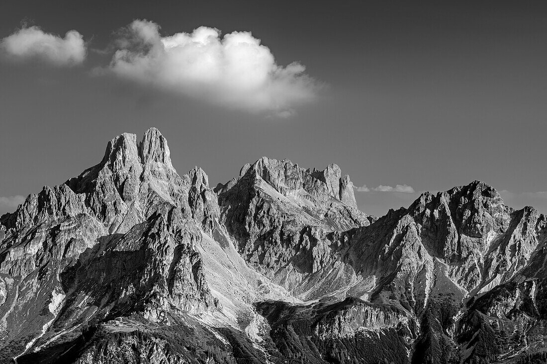 Bischofsmütze and Gosaukamm, from Rötelstein, Dachstein, Salzburg, Austria