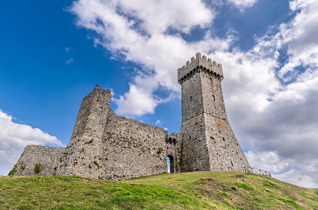 Auf der Burg von Radicofani, Provinz Siena, Toskana, Italien  