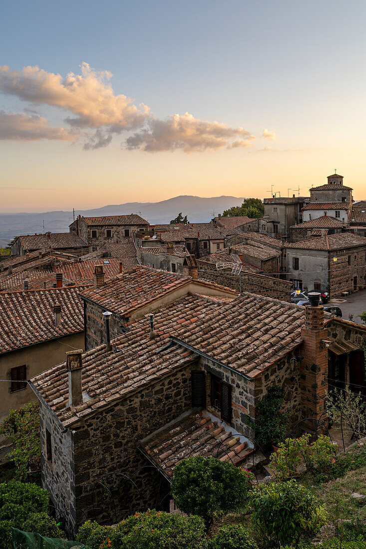  Morning in Radicofani, Siena Province, Tuscany, Italy   