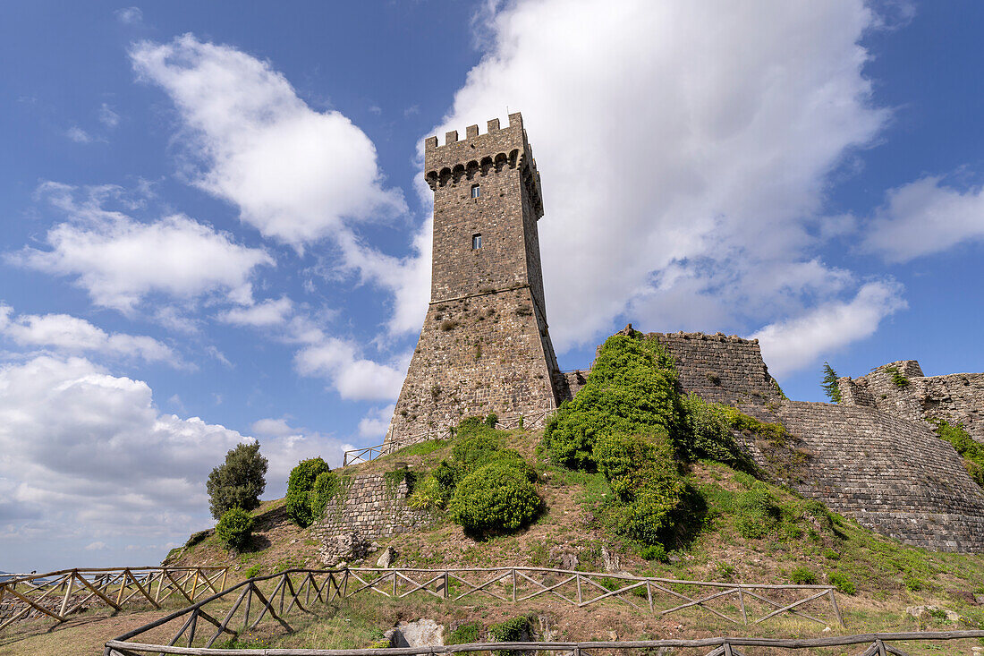  At Radicofani Castle, Rocca Radicofani, Siena Province, Tuscany, Italy   