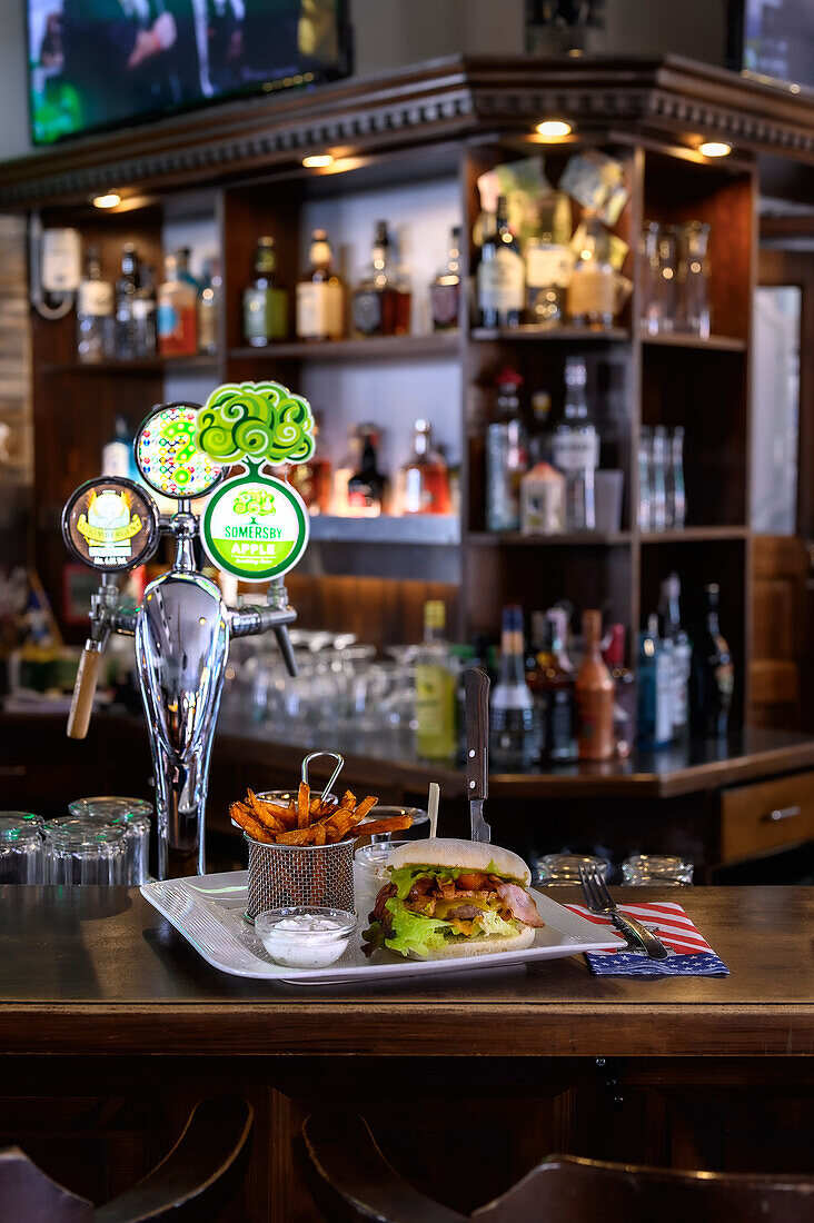  Burger and Beer House Liberty Delis, Rostock, Mecklenburg Western Pomerania, Baltic Sea Coast, Germany 