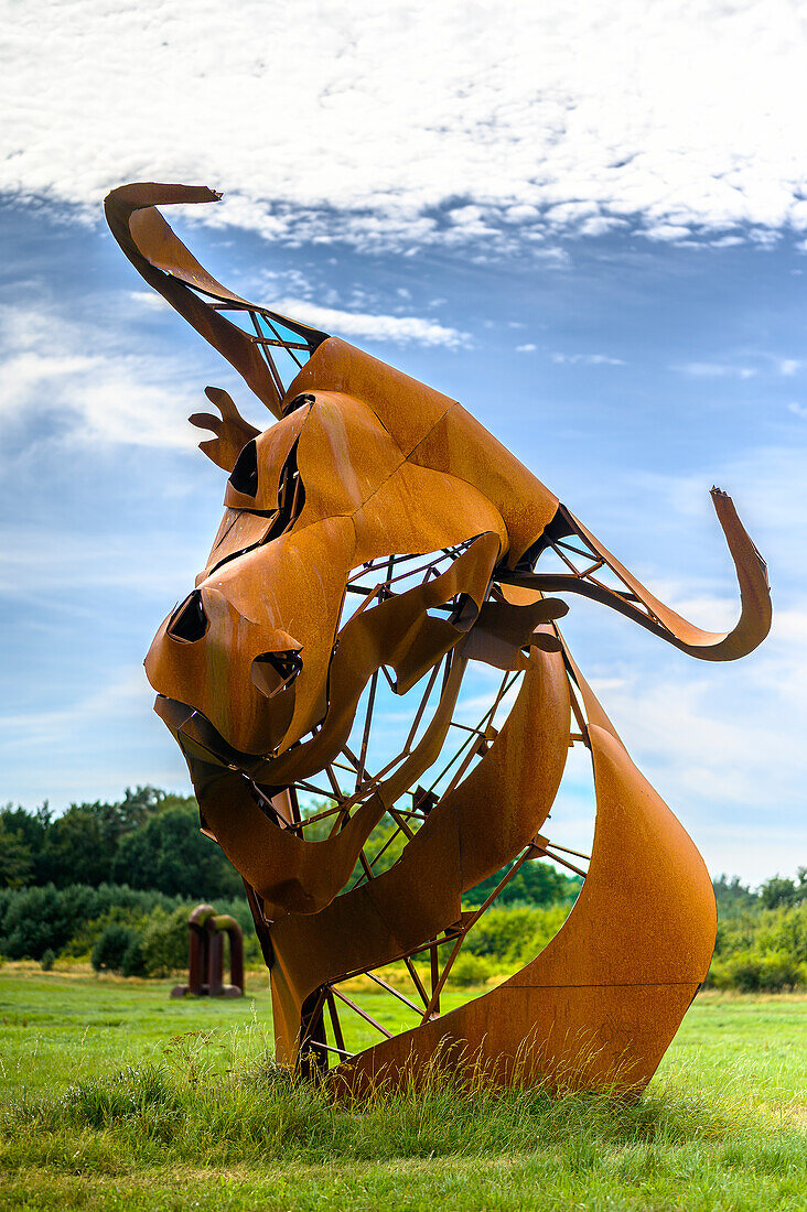 Skulpturenpark in Katzow bei Wolgast, Ostseeküste, Mecklenburg-Vorpommern, Deutschland