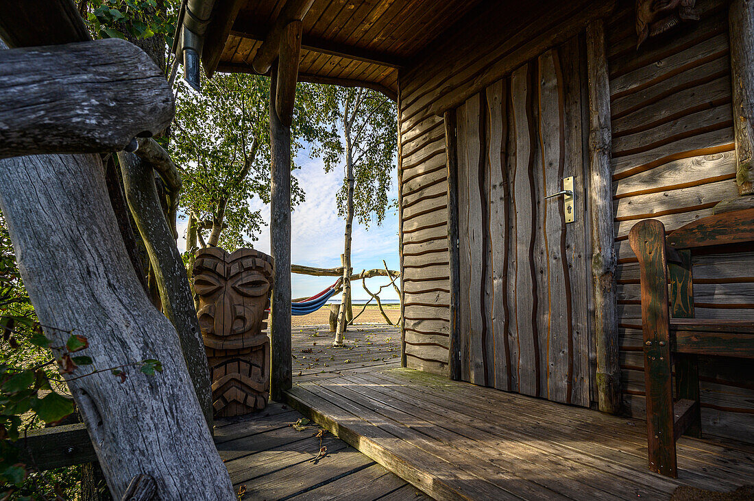 Tiny Haus, Surfhostel Ummaii, Ummanz, Rügen, Ostseeküste, Mecklenburg-Vorpommern, Deutschland