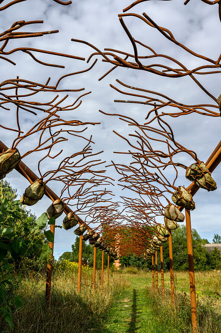 Skulpturenpark in Katzow bei Wolgast, Ostseeküste, Mecklenburg-Vorpommern, Deutschland