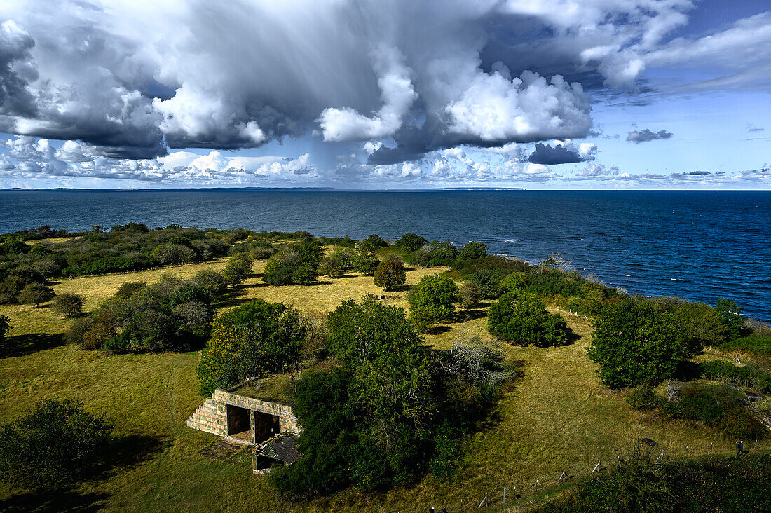  View from the lighthouse, Oie Island, boat trip with the Seeadler to Ruden Island and Greifswalder Oie 