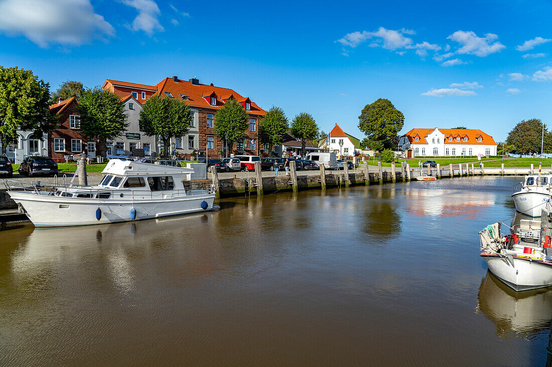 Der Innenhafen Tönning, Kreis Nordfriesland, Schleswig-Holstein, Deutschland, Europa