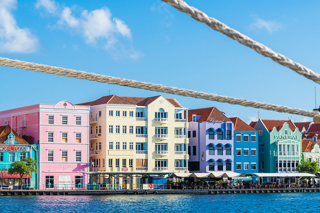  Handelskade, historic waterfront street, Willemstad, Curacao, Netherlands 