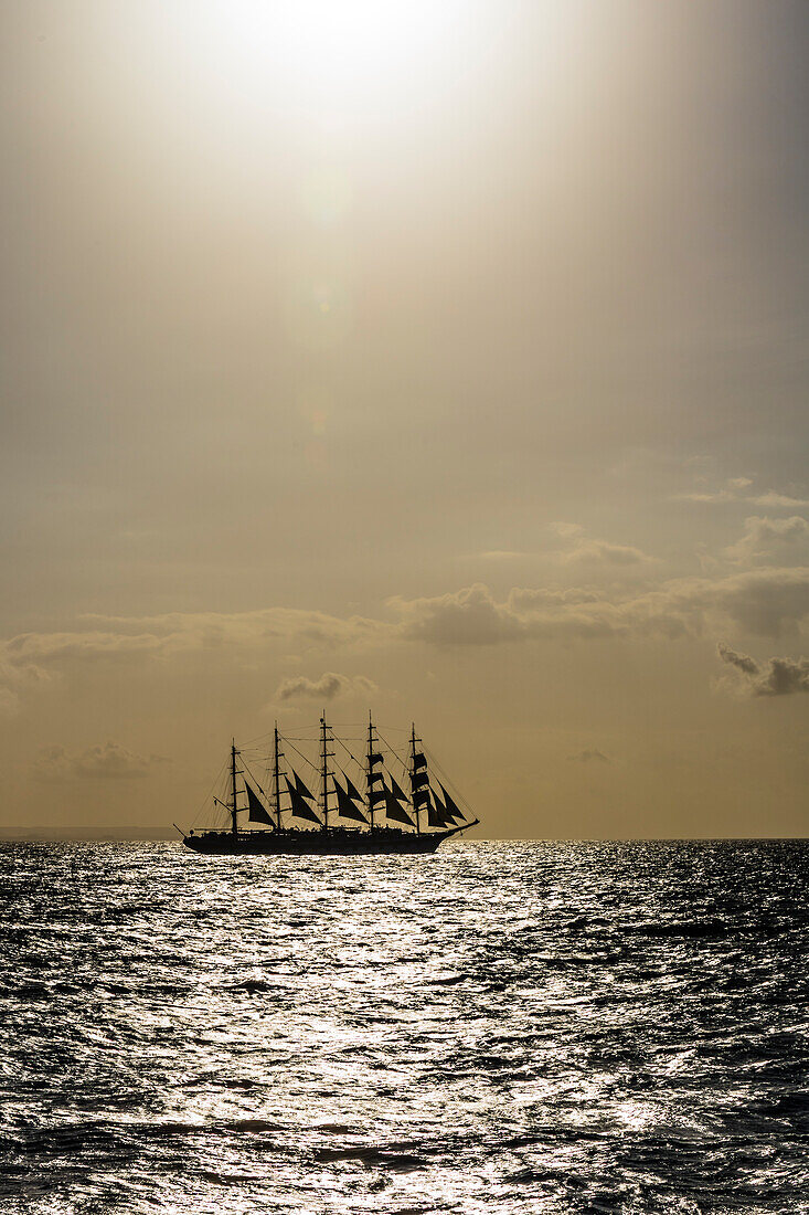 Segelschiff, Karibisches Meer, Kralendijk, Bonaire, Kleine Antillen